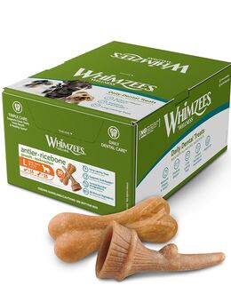 Whimzees by Wellness Geweih und Reisknochen - Größe L (30 Stück)