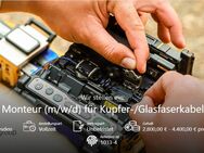 Monteur (m/w/d) für Kupfer-/Glasfaserkabel im Raum Dresden - Dresden