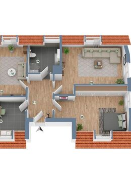 Eine 3-Zimmer Dachgeschosswohnung in Wiesbaden-Naurod sucht neue Bewohner! - Wiesbaden