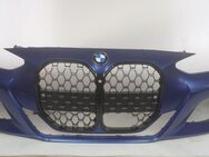 BMW 9853383 G22 G23 Stoßstange vorne M Paket Frozen Blue Kratzer, kleiner Riss siehe Bilder - Aufseß
