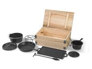 Grill BBQ Dutch Oven Set, 7-teilig in Holzkiste - Wuppertal