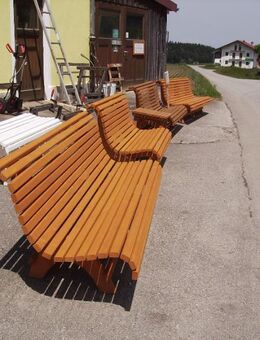 Gartenbänke Fichte/Kiefer fertig lasiert HANDARBEIT - Tyrlaching