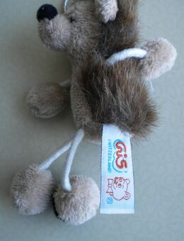 Gis-Plüsch-Igel-Schlüsselanhänger,Füllung,ca. 12 cm - Linnich