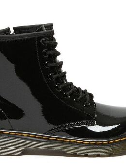 DR. MARTENS Junior 1460 8-Loch Lacklederstiefel Schnürboots Lackstiefel, Kinderstiefel, Freizeitschuh mit Reißverschluss