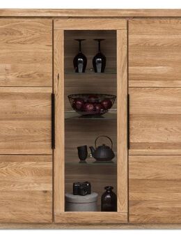 Highboard Greta Eiche teilmassiv geölt ET-2555 - Kirchlengern