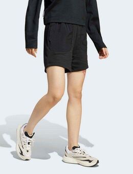 adidas Sportswear Shorts W CE G SHORT (1-tlg) ohne Verschluss, aus French-Terry-Material, mit Silikon-Logo