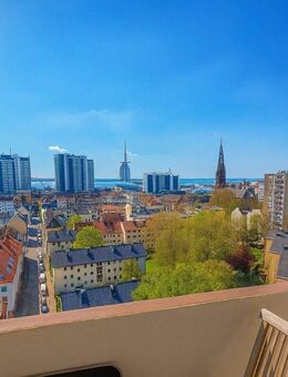 Helle 2-Zimmer-Wohnung mit Panorama über Bremerhaven mit Blick bis zum Wasser - Bremerhaven