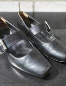 Paul Green Damen Leder Schuhe Gr. 38,5 schwarz Pumps 7,- in 24944