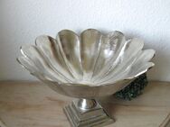 Große Schale auf Stand~Prunkschale~Alu~Jugendstil~Schale~ Silber~Antikstil~Edel - Bad Sassendorf