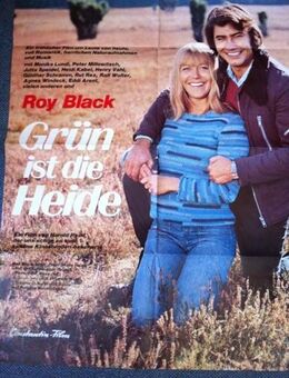 Roy Black, Format 59x84 Filmplakat Grün ist die Heide , gefaltet in DIN A4 gemäß Foto - Solingen (Klingenstadt)
