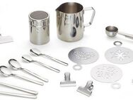 ECHTWERK Barista-Set, Kaffeezubehör-Set, ideal für Cappuccino oder Latte Macchiato, 23-tlg.