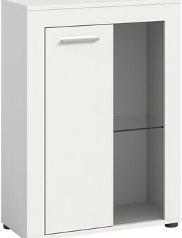 INOSIGN Vitrine Aosta, Breite 60 cm, stehend oder hängend, in verschiedenen Farben Türanschlag wechselbar, 1 Glaseinlegeboden, Hängeeitrine, Standvitrine