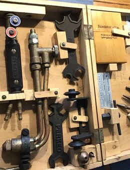 Autogenschneidbrennersatz Perkeo, neuwertig, unbenutzt, zum Schweißen , Brennschneiden und Hartlöten von Metallen, sofort einsetzbar. - Feldafing