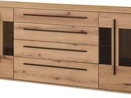 INOSIGN Sideboard Cantara, moderner Schrank, Kommode in Eiche Evoke oder weiß, schwarze Stangengriffe, ausreichend Stauraum, vielseitig einsetzbar
