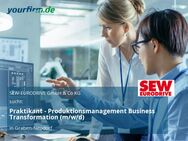 Praktikant - Produktionsmanagement Business Transformation (m/w/d) - Graben-Neudorf
