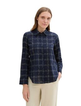 TOM TAILOR Langarmbluse mit All-Over Print
