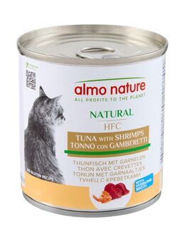 6 x 280 g Almo Nature HFC Natural zum Sonderpreis! - Thunfisch mit Garnelen