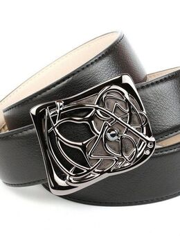 Anthoni Crown Ledergürtel mit Designer Schließe