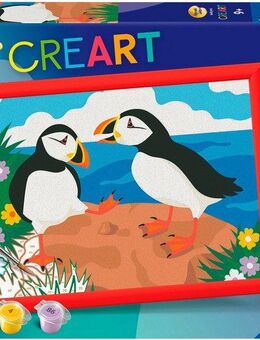 Ravensburger Malen nach Zahlen CreArt, Papageientaucher, Made in Europe