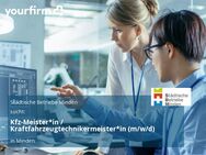 Kfz-Meister*in / Kraftfahrzeugtechnikermeister*in (m/w/d) - Minden (Nordrhein-Westfalen)