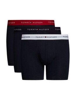 Tommy Hilfiger Underwear Boxershorts 3P BOXER BRIEF WB (Packung, 3-St., 3er-Pack) mit kontrastfarbenem Logobund