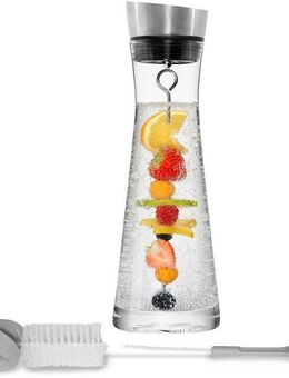 STONELINE Wasserkaraffe, mit Fruchtspieß und Reinigungsbürste, 1 Liter