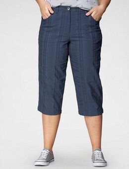 KjBRAND Caprihose Babsie: bequemer Oberschenkel Sommerhose mit Strukturmuster