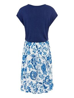 LASCANA Sommerkleid mit bedrucktem Rock, T-Shirtkleid, Strandkleid