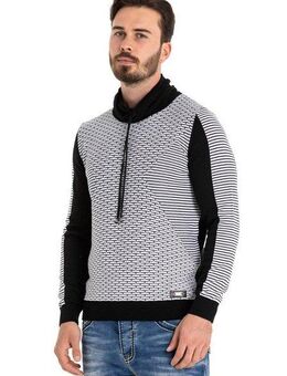 Cipo & Baxx Rollkragenpullover