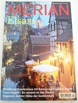 Merian Elsass (Merian-Hefte) Reise Reisemagazin Reiseführer Reisezeitschrift - Essen