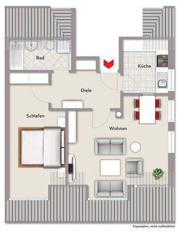 Mietwohnung am östlichen Stadtrand - Dinkelsbühl
