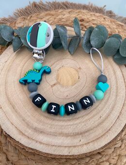 Personalisierte Schnullerkette mit Namen Geschenk Geburt Taufe - Marl (Nordrhein-Westfalen)