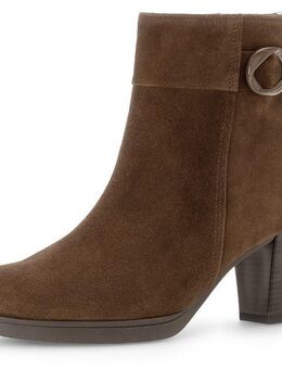 Gabor Ancona Stiefelette, Blockabsatz, Ankle Boots mit trendiger Schaftgestaltung