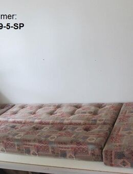 Polstergruppe 5-teilig, Sitzfläche und Rückenpolster Liegefläche 90x200 - Sonderpreis (Einzelteile gleiches Design) gebr (aus Hobby de luxe 495 BJ 96) - Schotten Zentrum