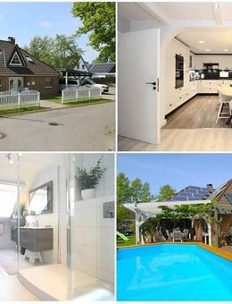 Eine Wohlfühloase für Sie und Ihre Familie! Einfamilienhaus mit Pool, Garage u. Doppelcarport - Schuby