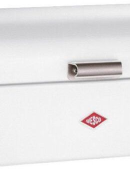 WESCO Brotkasten Grandy, Stahlblech, (1-tlg), Metallscharniere/Gummistopper Deckel+Boden /Lüftungslöcher / Griff