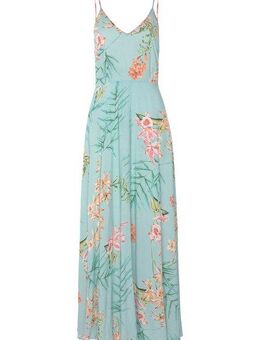 LASCANA Maxikleid aus gewebter Viskose, Cut-Out am Rücken, Sommerkleid