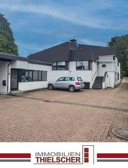 Adolfosee: Wohnhaus mit Einliegerwohnung, Büro, Lager, 5 Garagen und ausreichend Stellfläche - Hückelhoven
