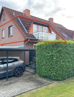 Charmante 3-Zimmer-Wohnung mit Balkon und Garage in Harsefeld zu verkaufen - Harsefeld