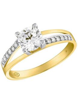 Amor Fingerring Solitär, 2020396-97-98-99-202400, mit Zirkonia (synth)