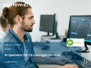 KI-Spezialist für CX-Lösungen (m/w/d) - München