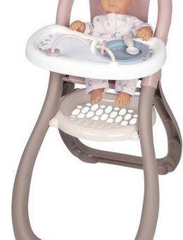Smoby Puppenhochstuhl Baby Nurse, Puppenhochstuhl, rosa/beige