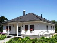 Wohnen auf einer Ebene mit Blick in die freie Natur mit unserem Massivhausbungalow - Colmberg