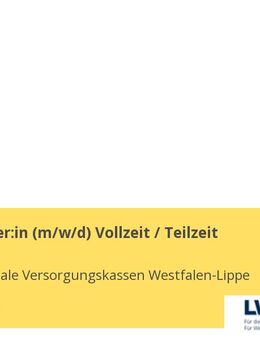 IT-Controller:in (w/m/d) Vollzeit / Teilzeit - Münster