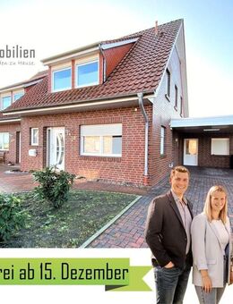 Hochwertige Doppelhaushälfte im Zentrum von Detern! - Detern