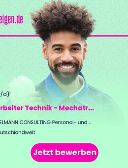 Mitarbeiter Technik (m/w/d) - Mechatronik / Elektronik / HLS (Heizung, Lüftung, Sanitär) - Berlin Mitte