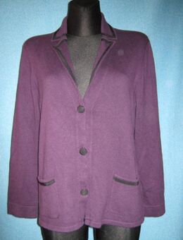 NEUw * Edel * klassisch * wie Blazer * Strickjacke * Cardigan "Public" Gr. 42- 44/ M- L * lila- aubergine * - Riedlingen