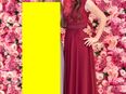 Kleid - Abiball - Farbe bordeaux/dunkelrot - Gr. 36 lang in 53757