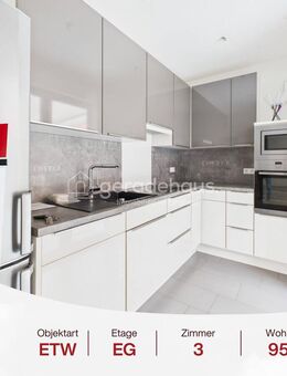 Moderne Erdgeschosswohnung mit hochwertiger Einbauküche - Lingen (Ems)