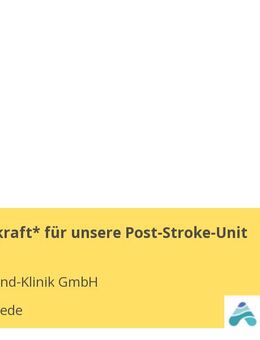 Pflegefachkraft* für unsere Post-Stroke-Unit - Westerstede